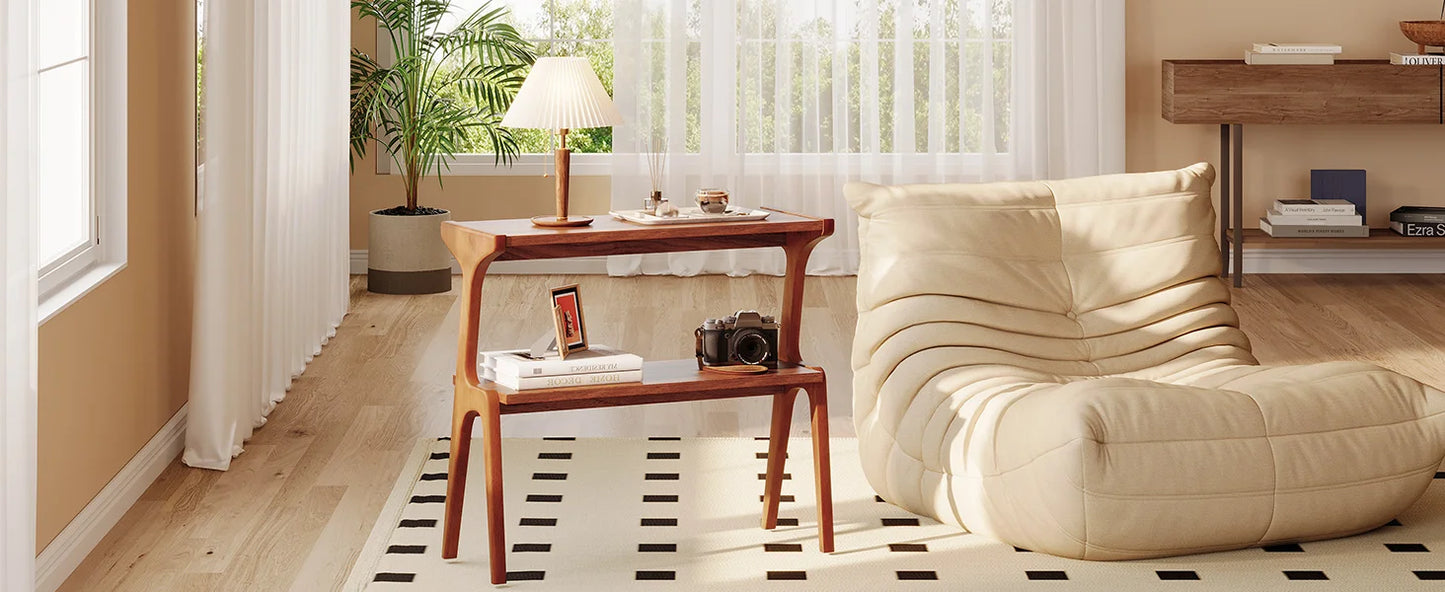 Solid Wood End Table