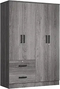 72" 4 Door Wardrobe