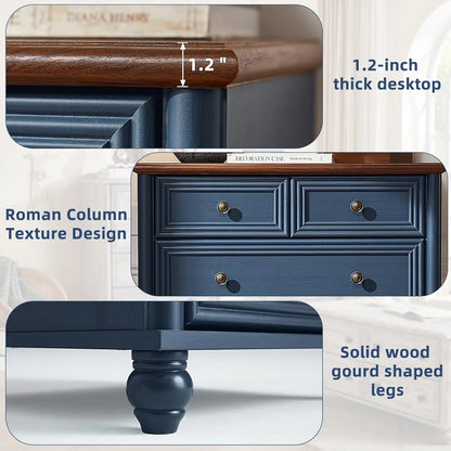6-Drawer Farmhouse Dresser