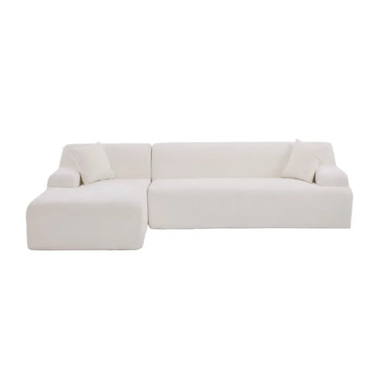 Modern Large LShape Modular Sectional Sofa  2 Piece
