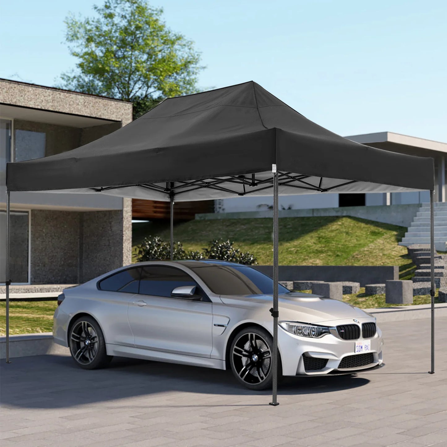 10x15 Heavy Duty Pop up Canopy Tent with 4 sidewalls