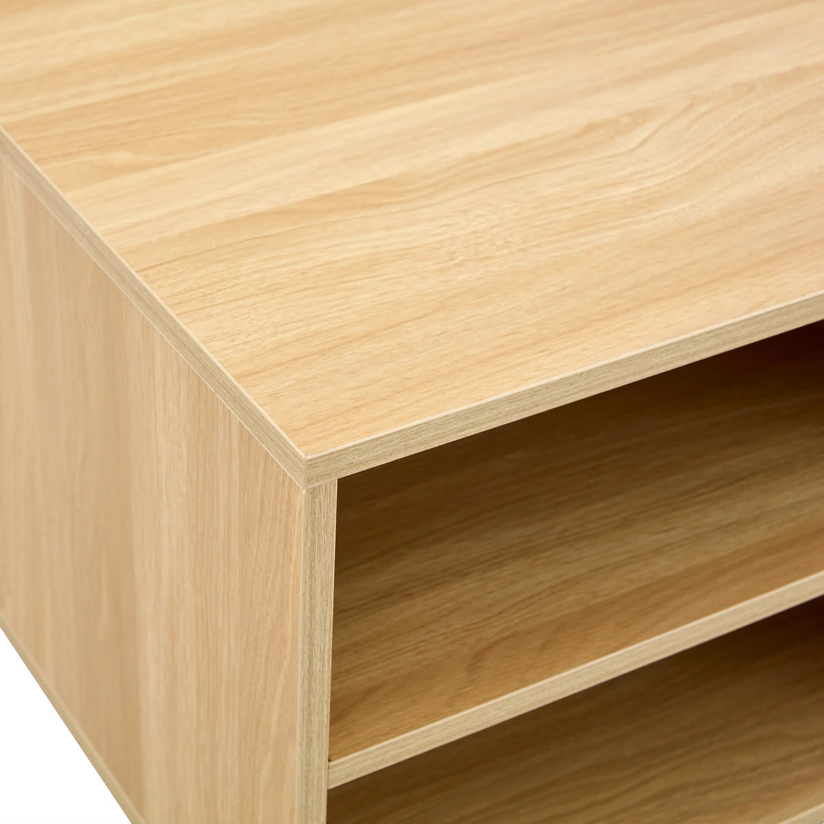 Wooden Mid Century Storage Sofa Table