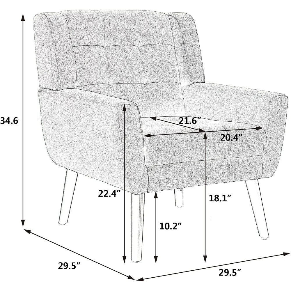 Velvet Accent Chair