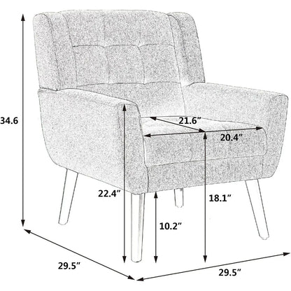 Velvet Accent Chair