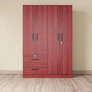 72" 4 Door Wardrobe