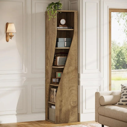 6-Tier Corner Bookshelf