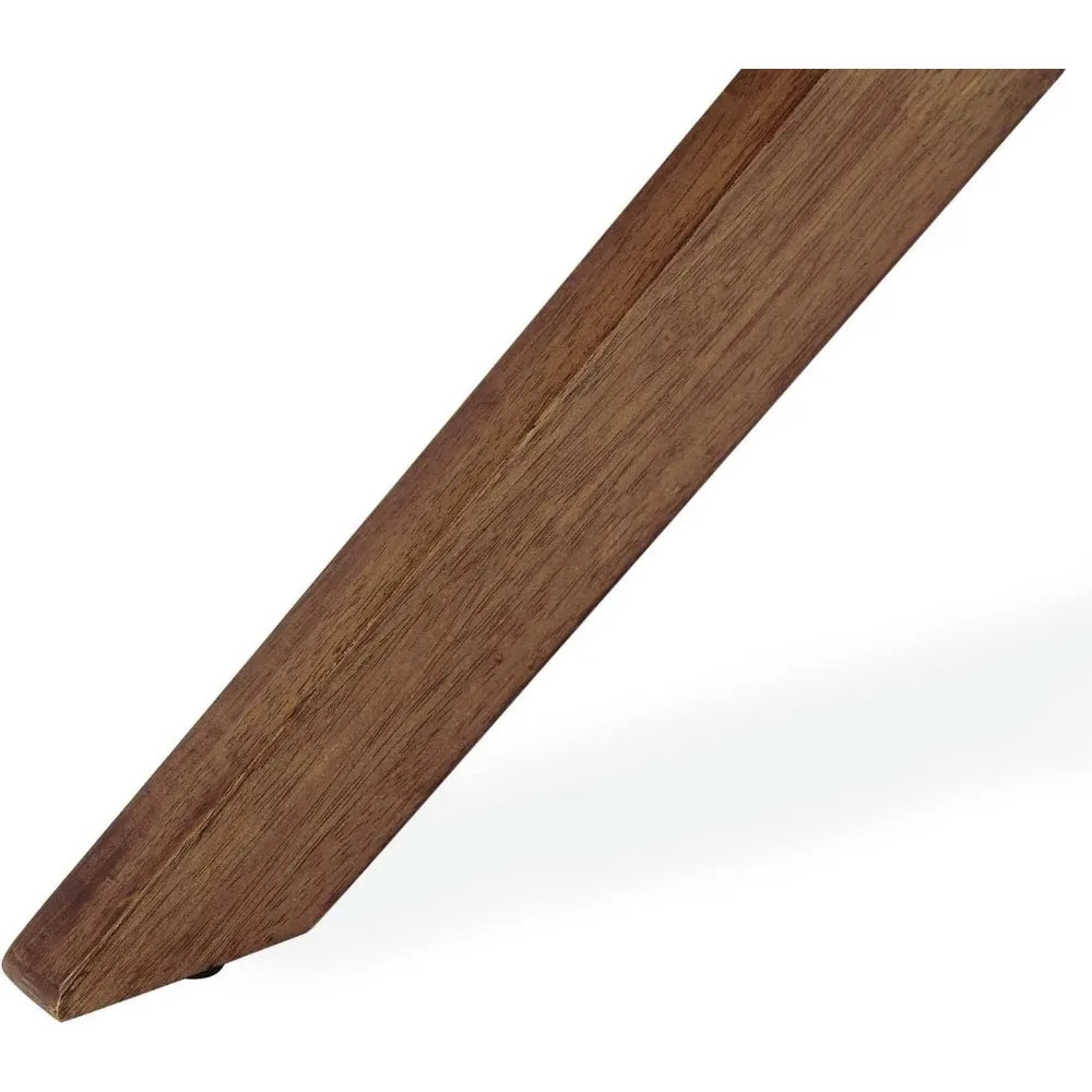 47" Round Wood Dining Table