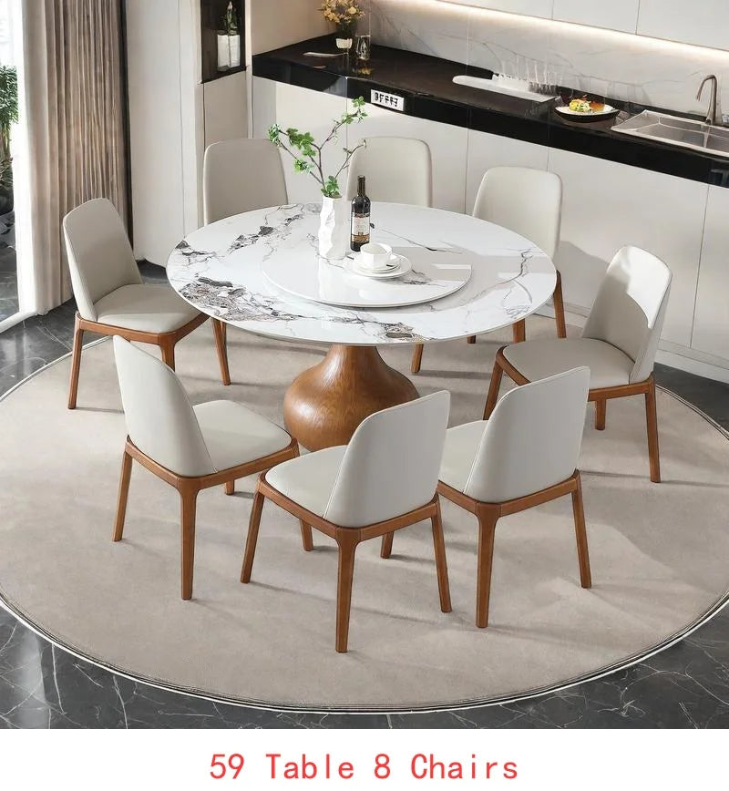 53" Round Sintered Stone Dining Table