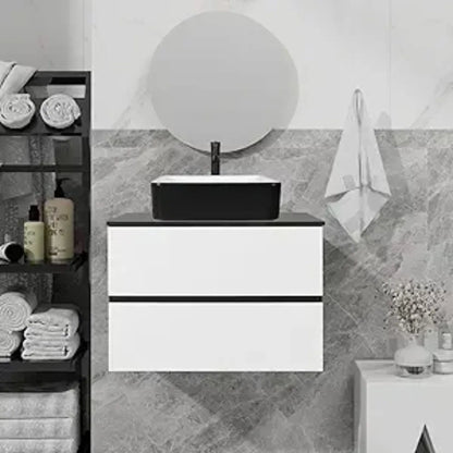 30" Wall Mounted Bathroom Vanity