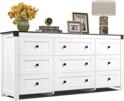 63" Farmhouse Dresser