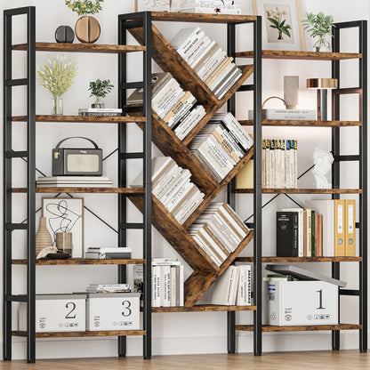 Triple 5 Tier Bookshelf