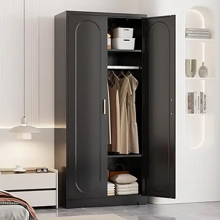 71" Tall Metal Storage Cabinet