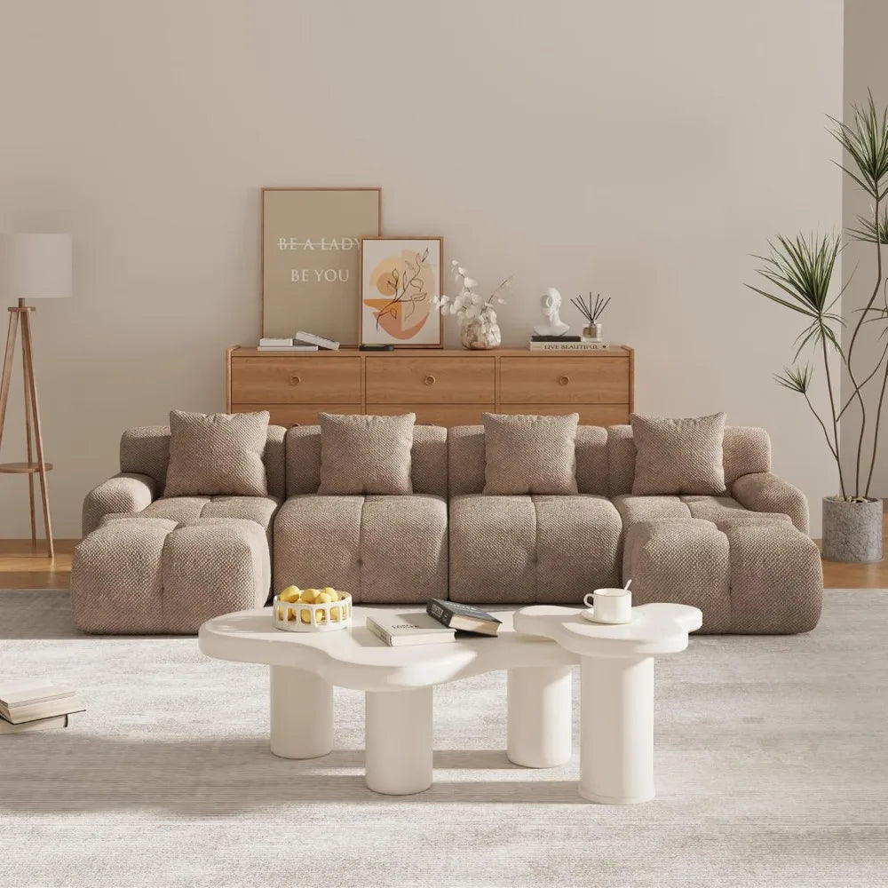 135.4" 6-Piece Sectional Sofa