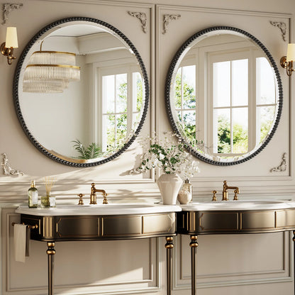 Round Bathroom Mirror Vanity