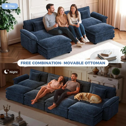 120" Sectional Sofa