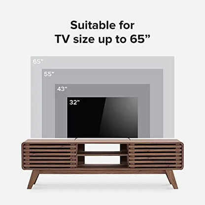 Walnut TV Stand for 55-65' TV