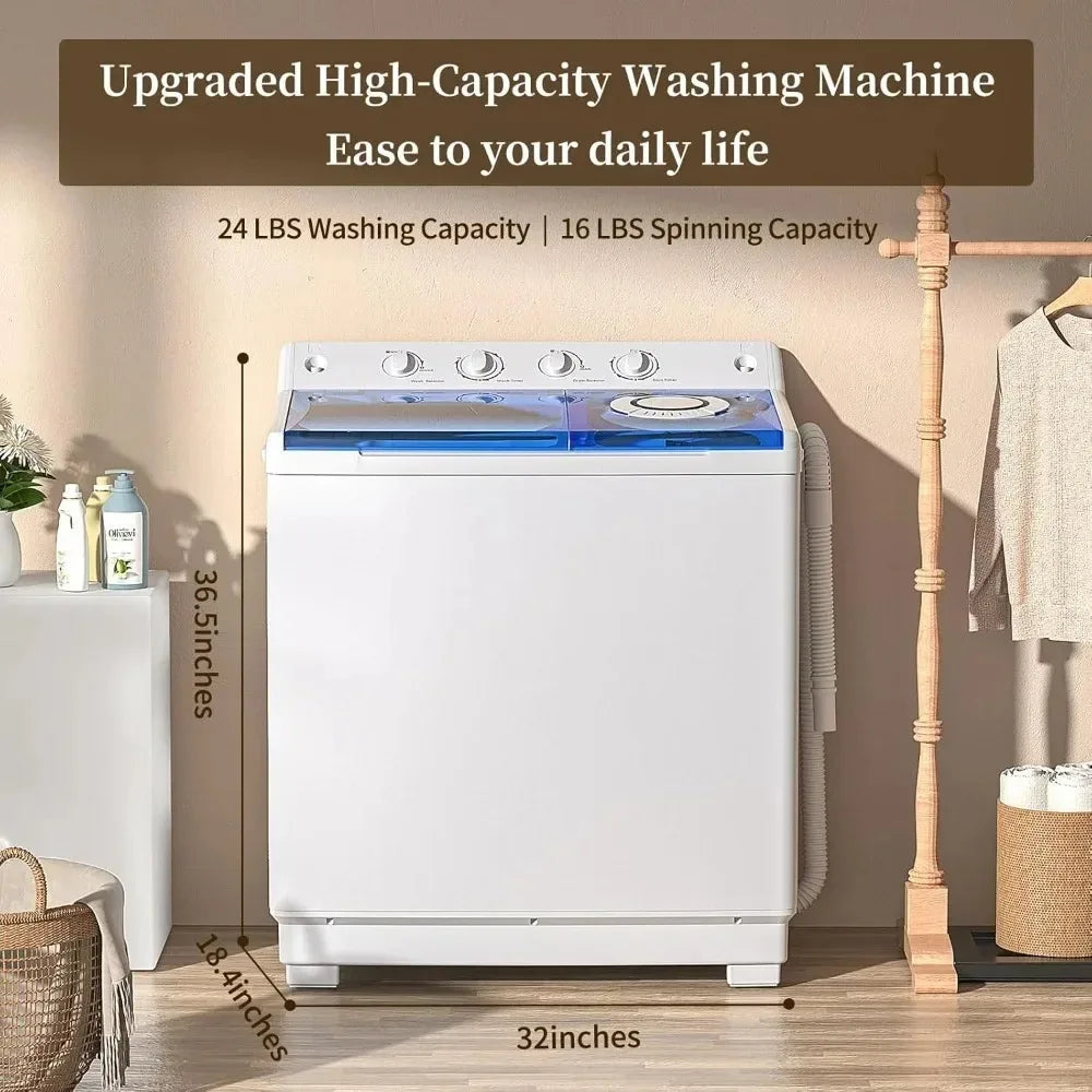 Portable Twin Tub Washing Machine
