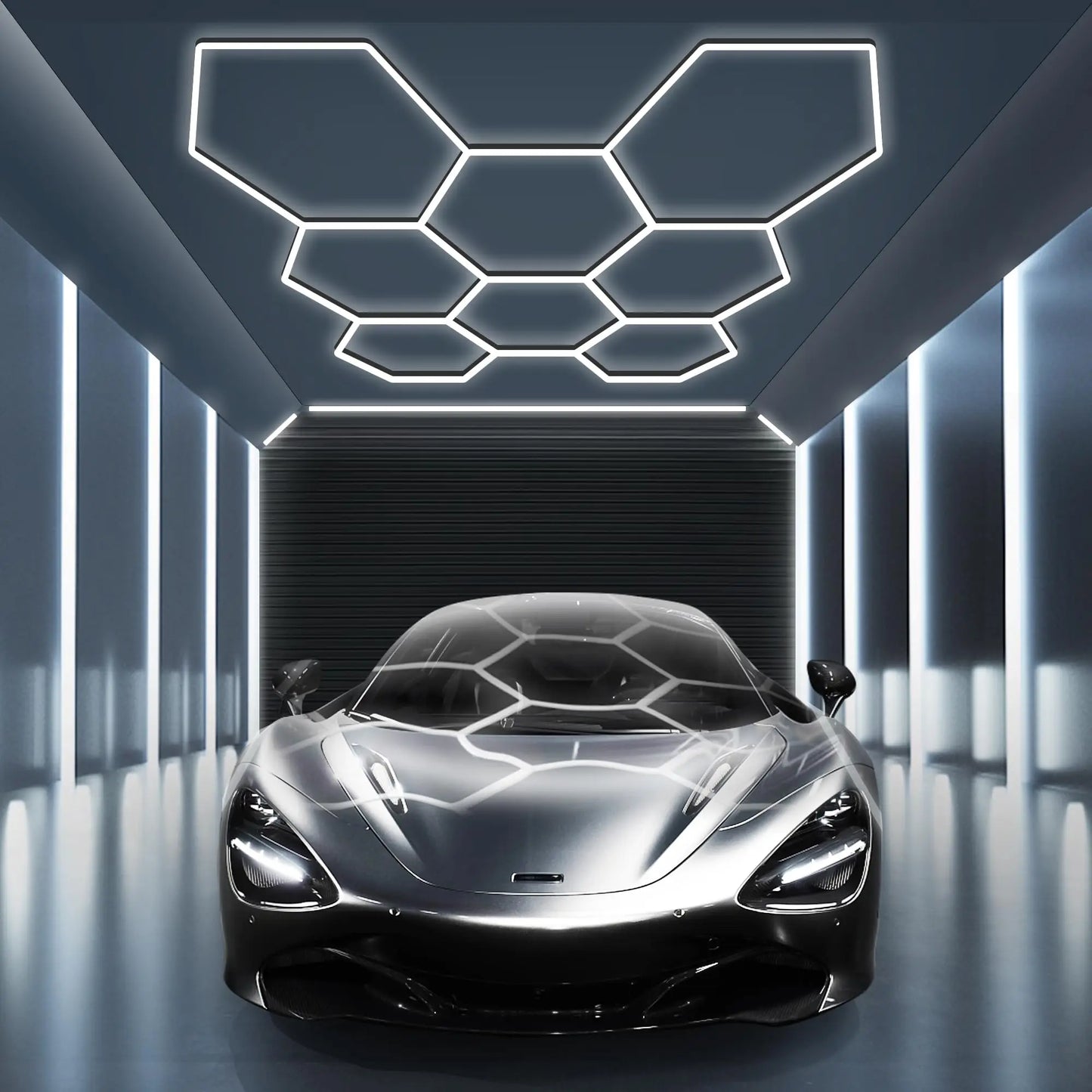 35 Pack 400W Hexagon Garage lights
