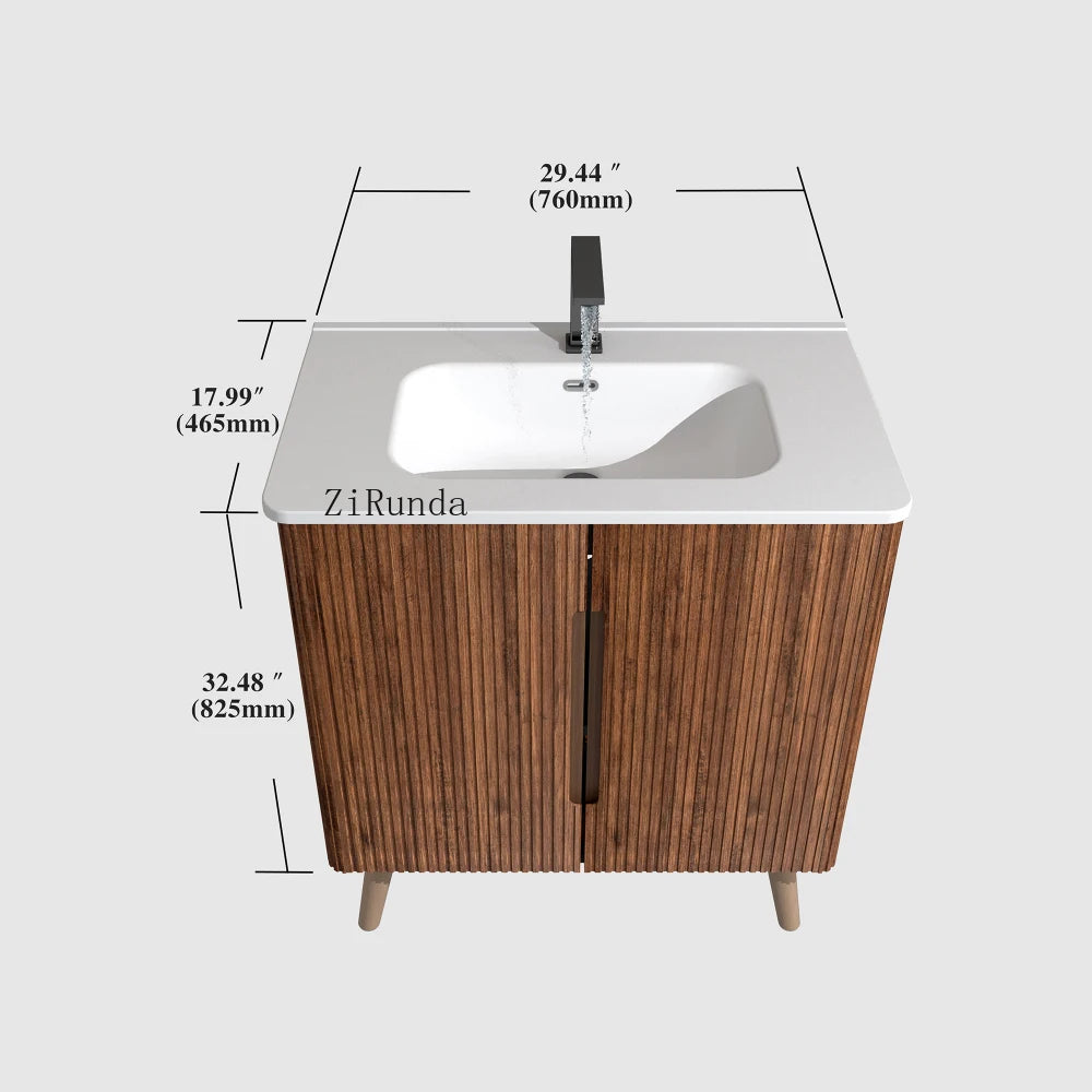 30" bathroom vanity with sink