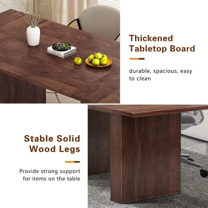 78 Inch Dining Table for Modern Farmhouse