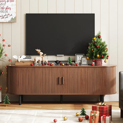 69" TV Stand w/ Power Outlet for TVs up to 80"
