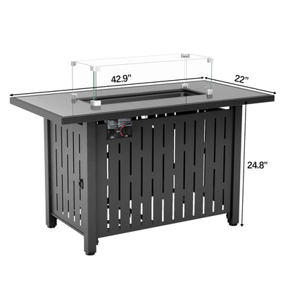 42 Inch Gas Fire Pit Table