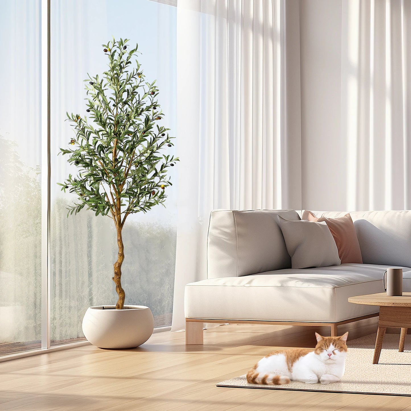 4.25ft/5ft/6ft Artificial Olive Tree