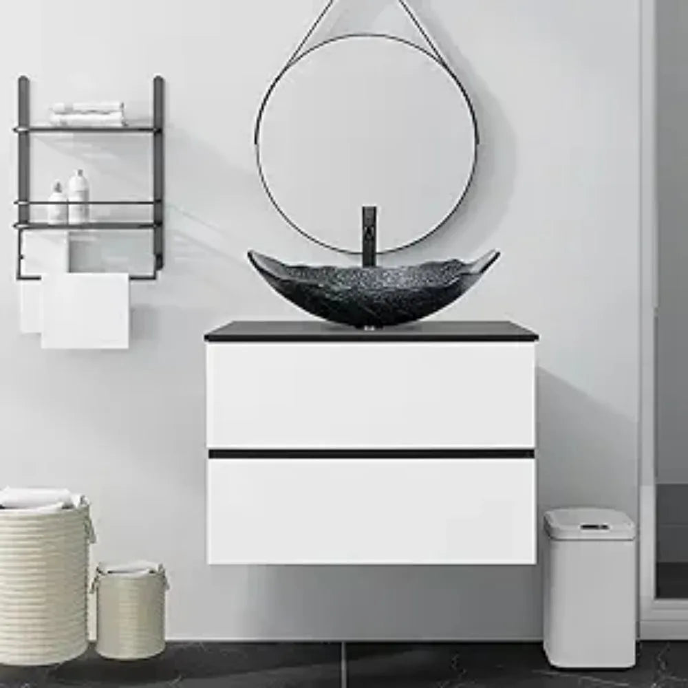 30" Wall Mounted Bathroom Vanity