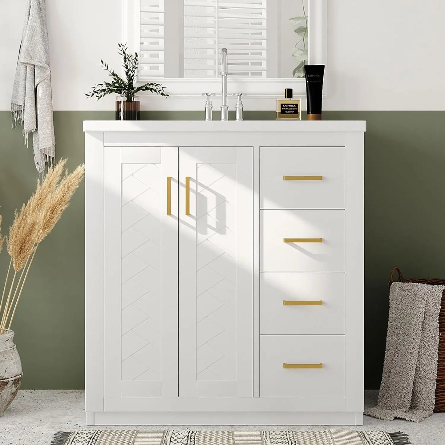 30" Bathroom Vanity with Sink