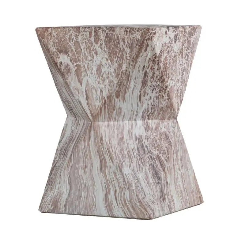 Faux Terrazzo Outdoor End Table