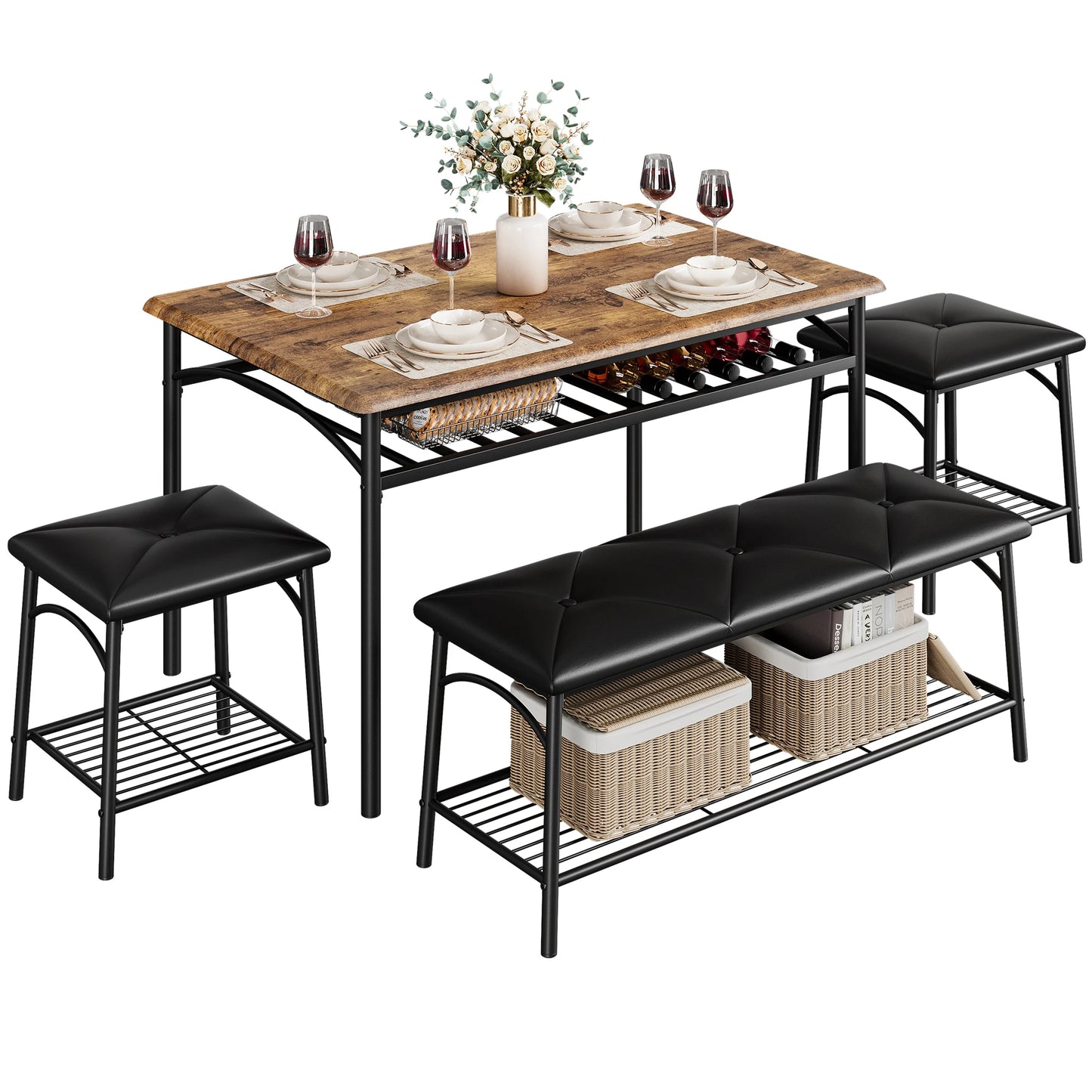 Dining Table Set for 4
