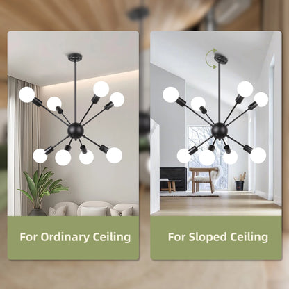 Modern Chandelier, dinning room, living room, ceiling light, led bulbs