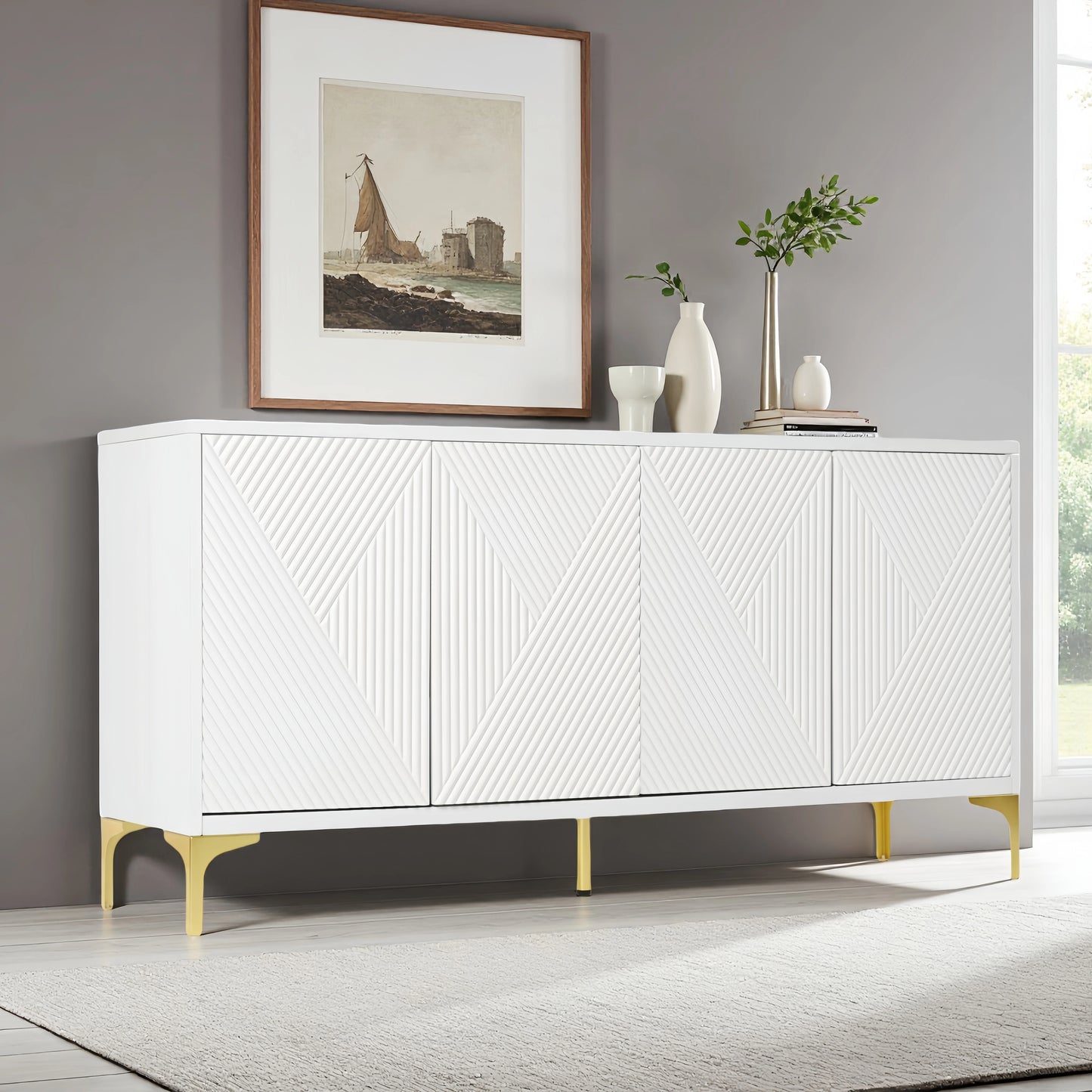 60" Large Sideboard