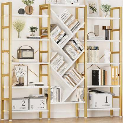 Triple 5 Tier Bookshelf