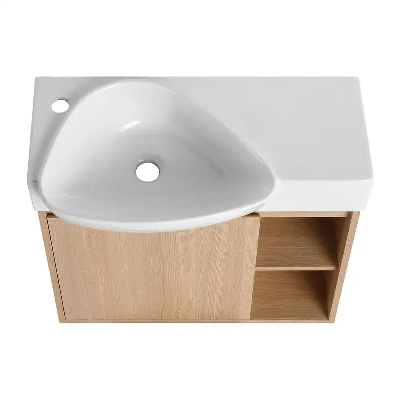 26" Wall-Mount Bathroom Vanity
