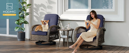 3 Pieces Patio Furniture Set