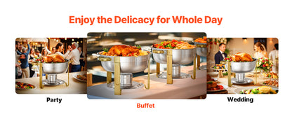 4 Pack Chafing Dish Buffet Set