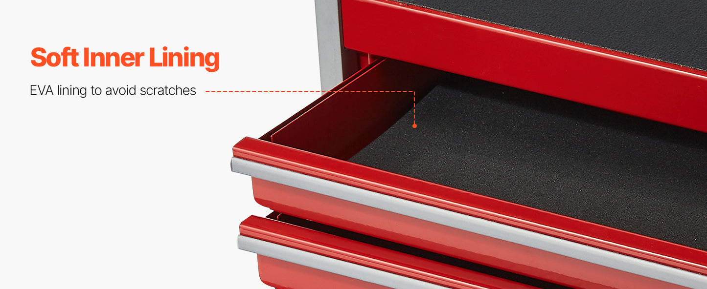 5-Drawer 8.6in Metal Tool Box